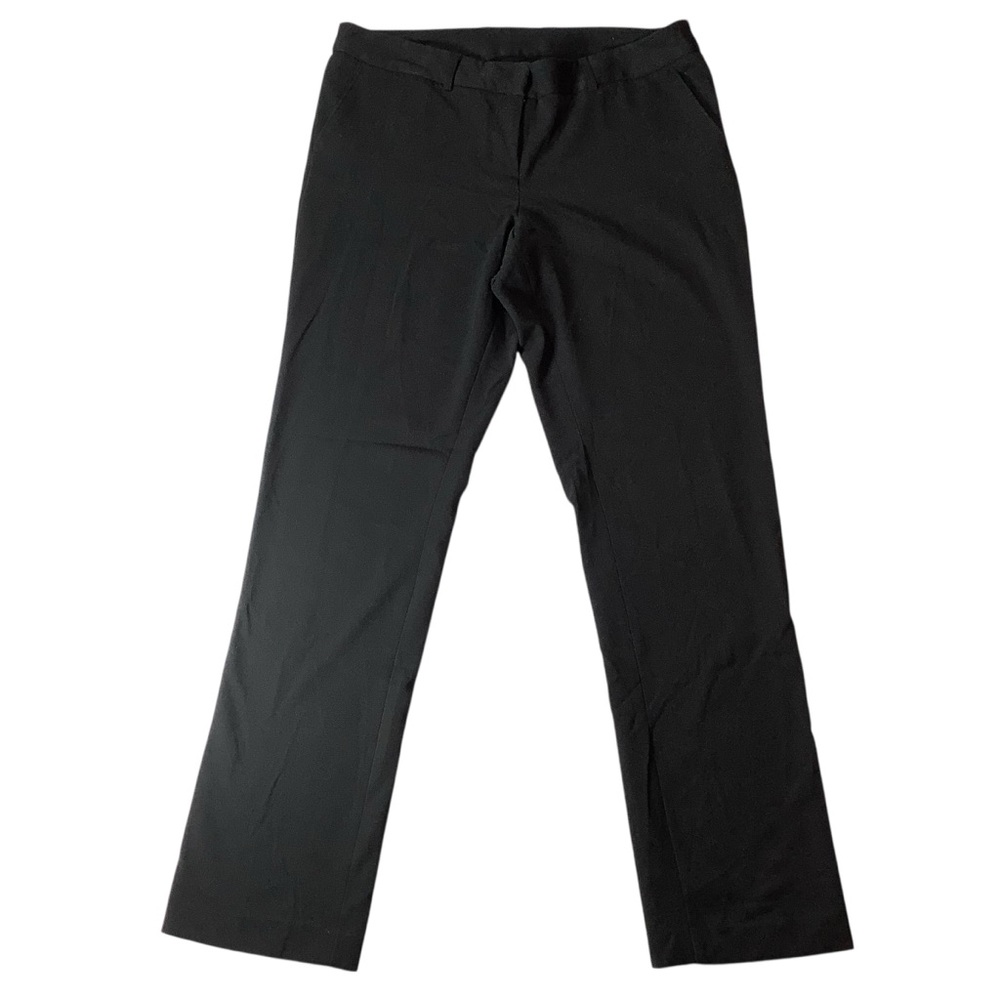 Lane Bryant Black Dress Pants 14T Tall Career Slacks Stretch Straight Leg
